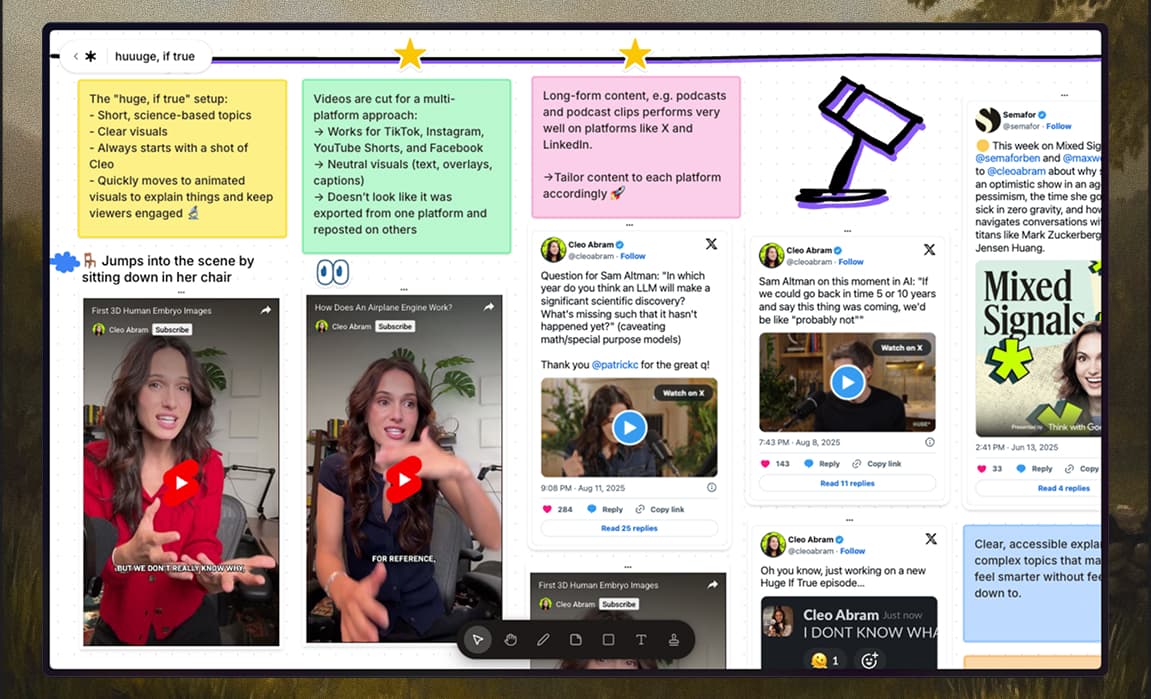 Image of Antivault's moodboard feature